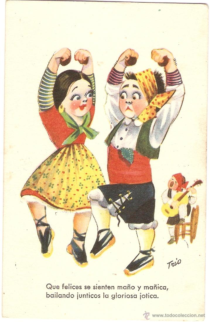 Postcards: POSTAL - EDICIONES TRIO - SERIE E - ILUSTRADOR TRIO