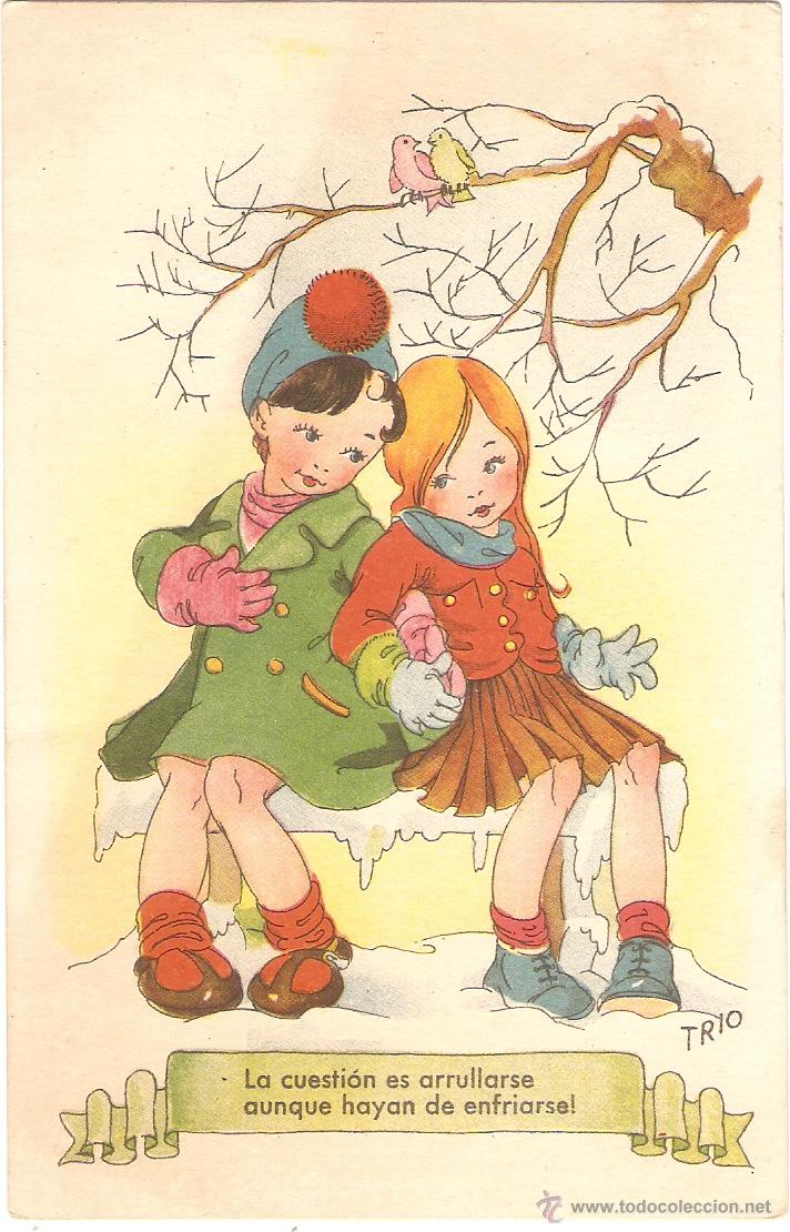 Postcards: POSTAL - EDICIONES TRIO - SERIE T - ILUSTRADOR TRIO