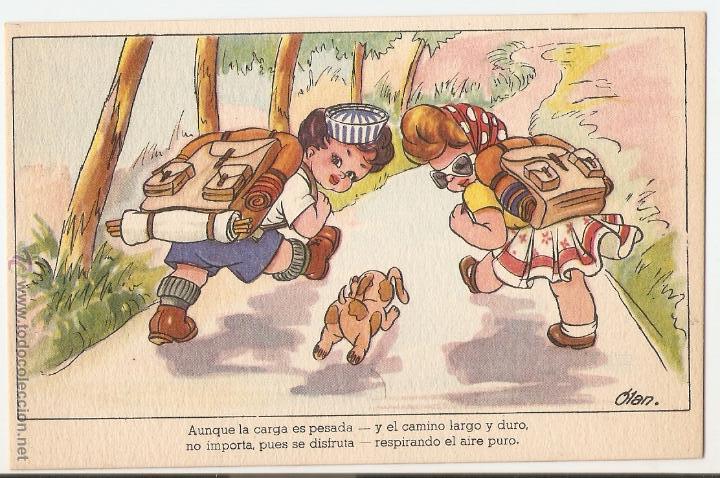 Postkarten: POSTAL - EDICIONES DEL ARTE - EDITORIAL ARTIGAS - DELICIAS DEL VERANEO A - SERIE 131 - OLAN