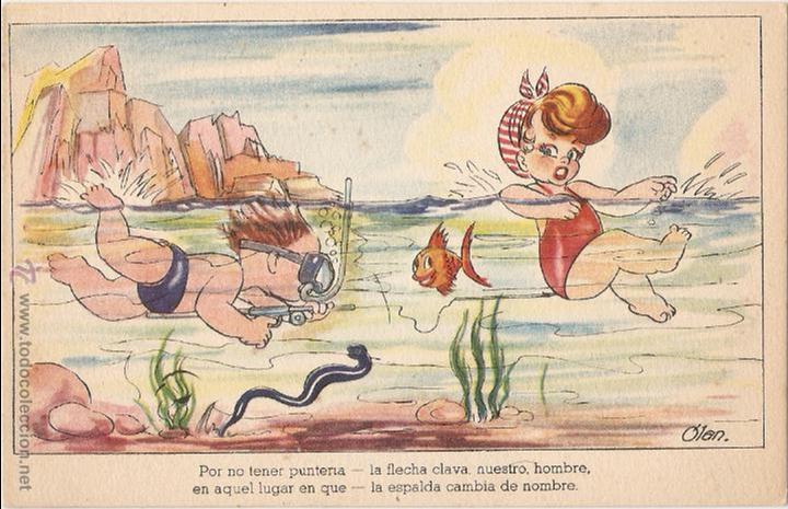 Postcards: POSTAL - EDICIONES DEL ARTE - EDITORIAL ARTIGAS - DELICIAS DEL VERANEO, A - SERIE 131 - OLAN