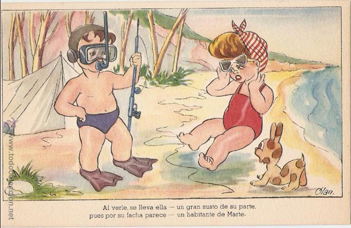 Postcards: POSTAL - EDICIONES DEL ARTE - EDITORIAL ARTIGAS - DELICIAS DEL VERANEO, A - SERIE 131 - OLAN