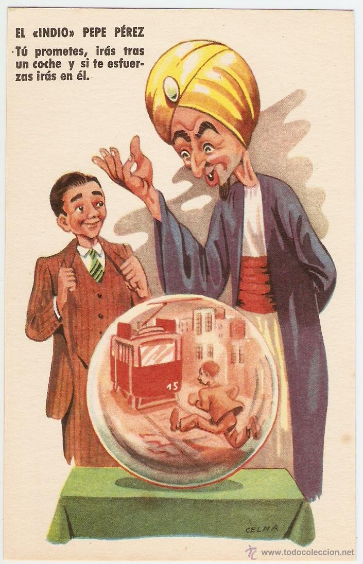 Postcards: POSTAL - ILUSTRACI&Oacute;N DE CELMA - ESTAMPER&Iacute;A RAM - SERIE 83 - A&Ntilde;OS 1950