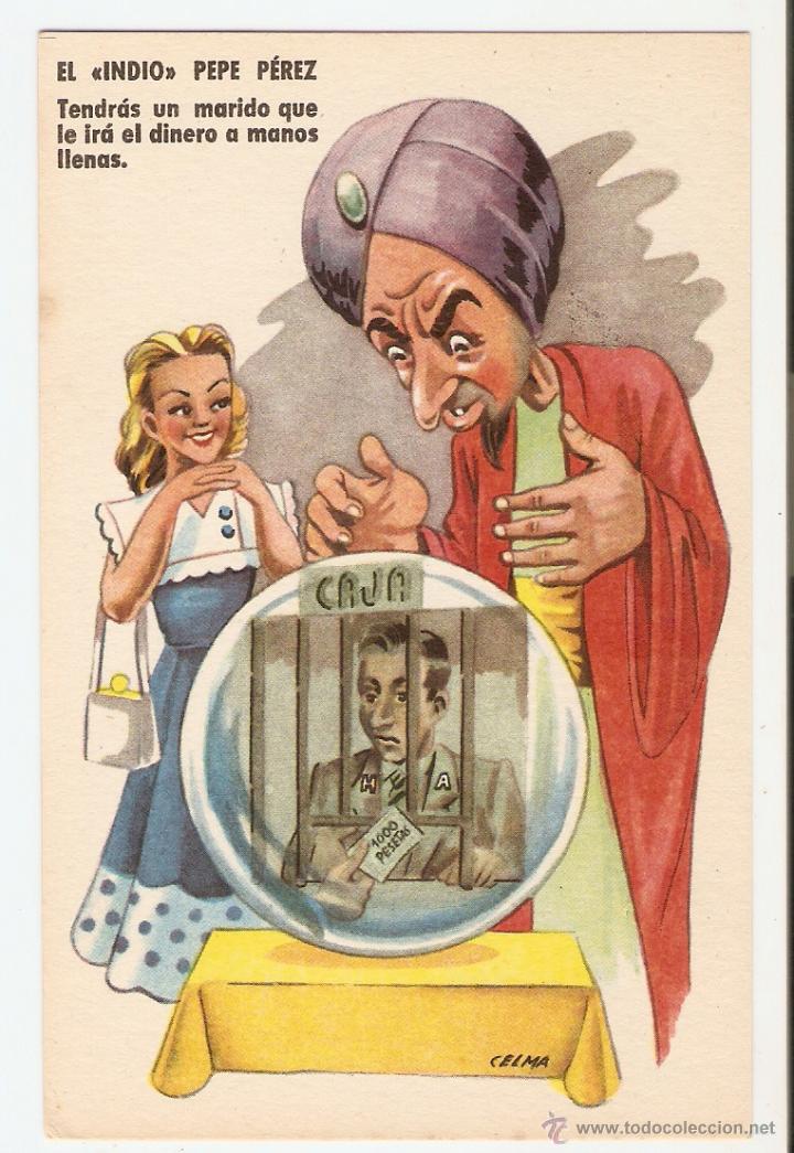 Postcards: POSTAL - ILUSTRACI&Oacute;N DE CELMA - ESTAMPER&Iacute;A RAM - SERIE 83 - A&Ntilde;OS 1950