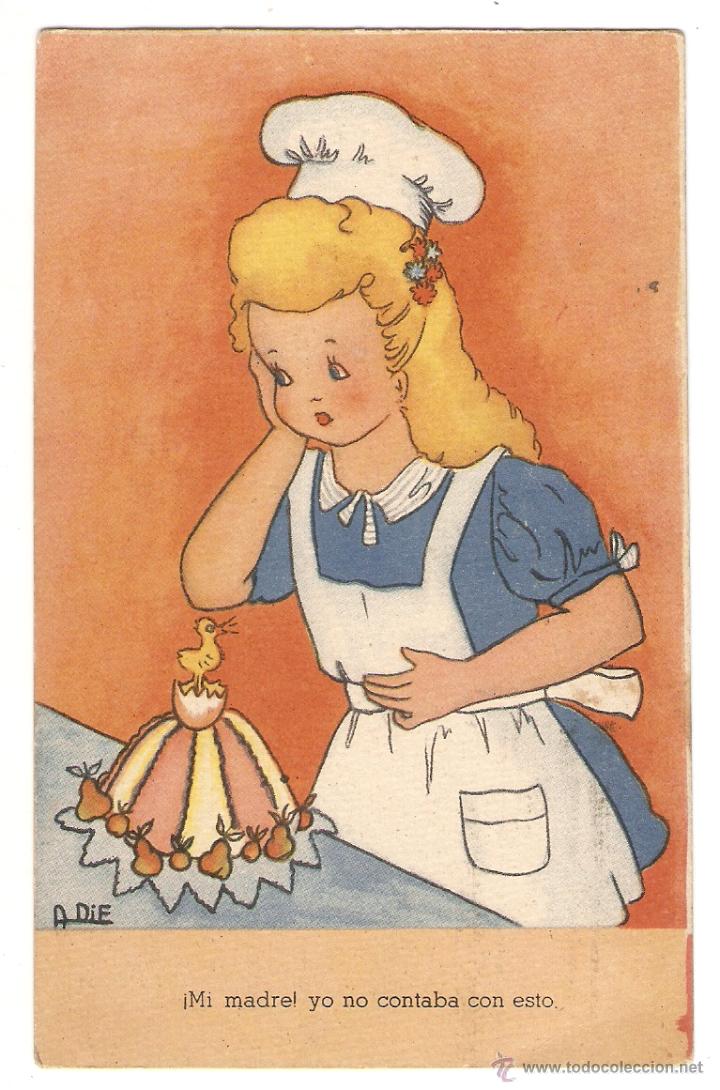 Postcards: POSTAL - EDICIONES JDP - SERIE 1 - ILUSTRADOR ADIE