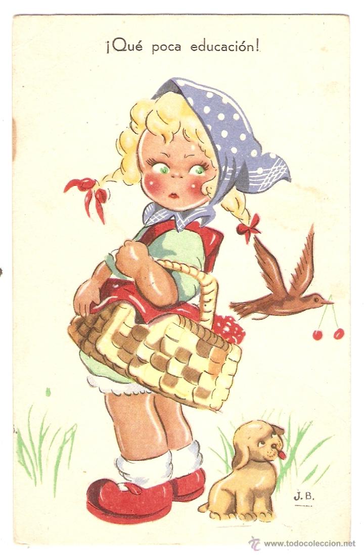 Postcards: POSTAL - EDICIONES JOTAB&Eacute; - SERIE A - ILUSTRADOR J.B.