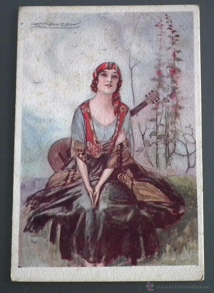 Postcards: POSTAL DEL ILUSTRADOR MAUZ&Aacute;N, n&deg; 438 6, EDICI&Oacute;N DELI ANNA GASPARINI - MILANO