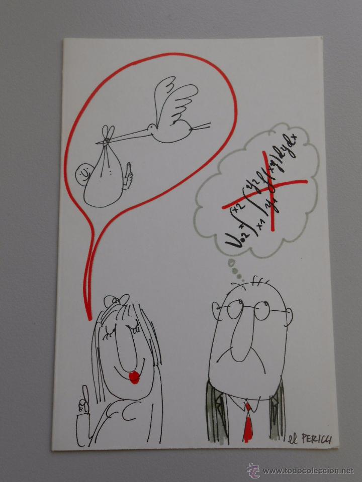 Postais: POSTAL DIBUJO DE EL PERICH. FELICES FIESTAS. TDKP5