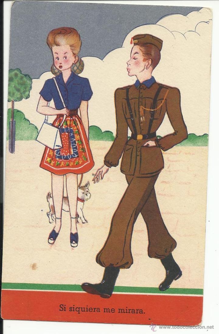 Postais: Postal POLITIPIA ARTISTICA GLORIA MILL SERIE 104 /3 SI SIQUIERA ME MIRARA