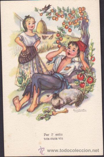 Postkarten: POSTAL ILUSTRADA SERIE 145