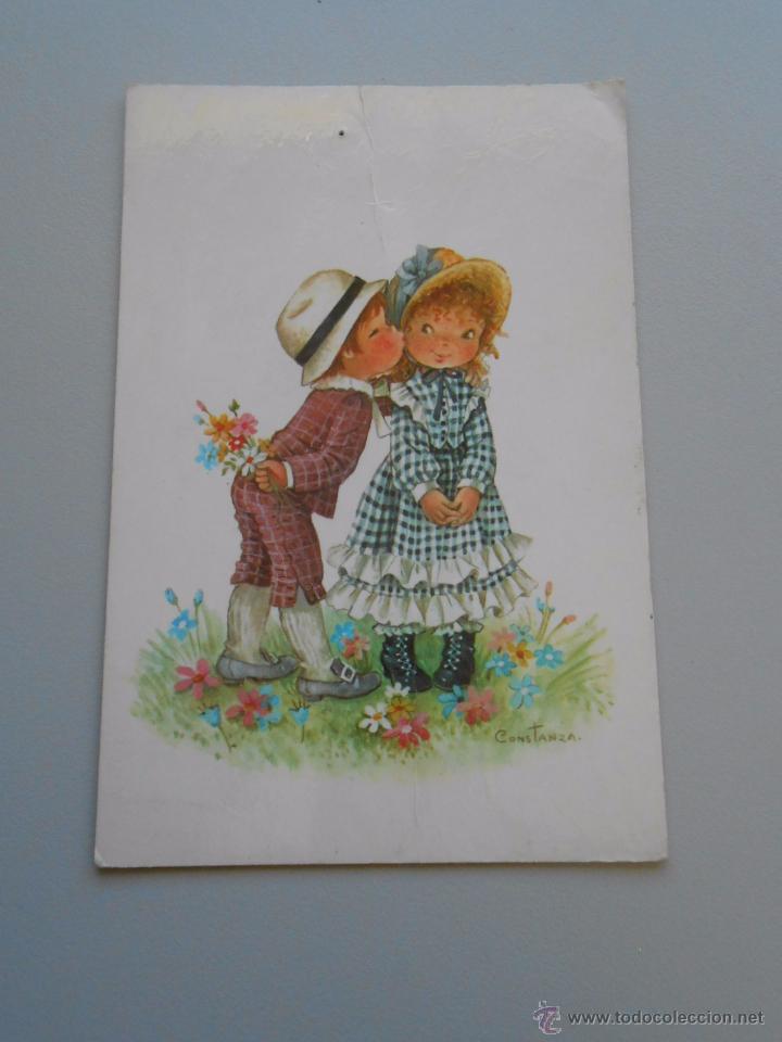 Cartoline: POSTAL CARICATURA NI&Ntilde;OS. TDKP6