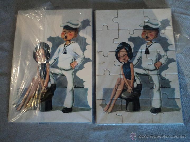 Postkarten: puzzle MAS POSTAL parejita MARINERO Y CHICA