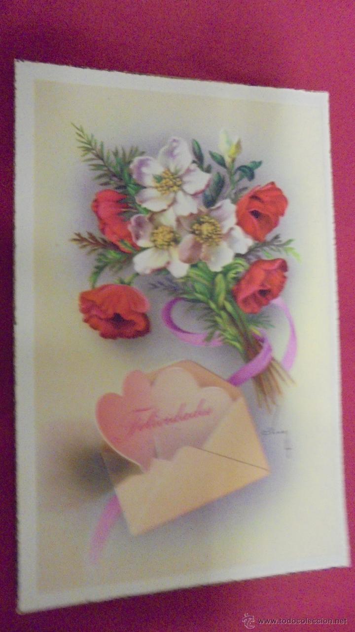 Postcards: ANTIGUA POSTAL. FELICIDADES. C Y Z. 550/A.