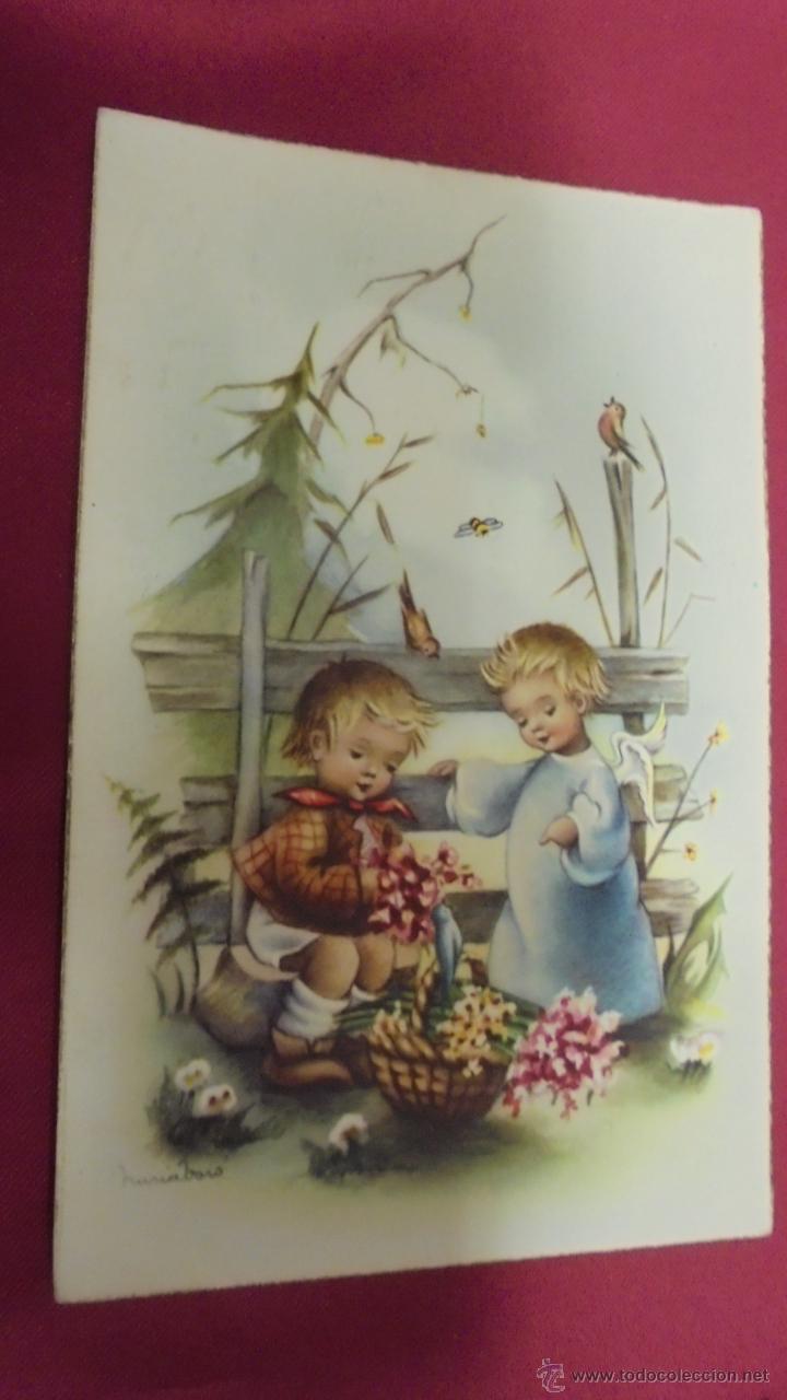 Postales: ANTIGUA POSTAL. NURIA BAR&Oacute;. DATA 1957. C Y Z. 558/A. N&ordm; 4.