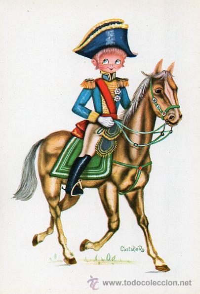 Postales: Caballer&iacute;a - 1 General de Divisi&oacute;n 1809