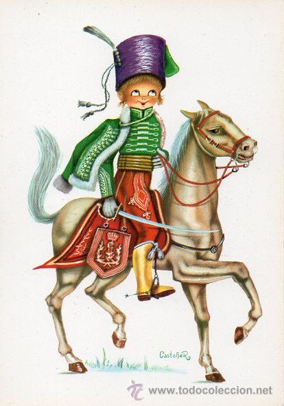 Postales: Caballer&iacute;a - 2 Oficial Ruso - 1796