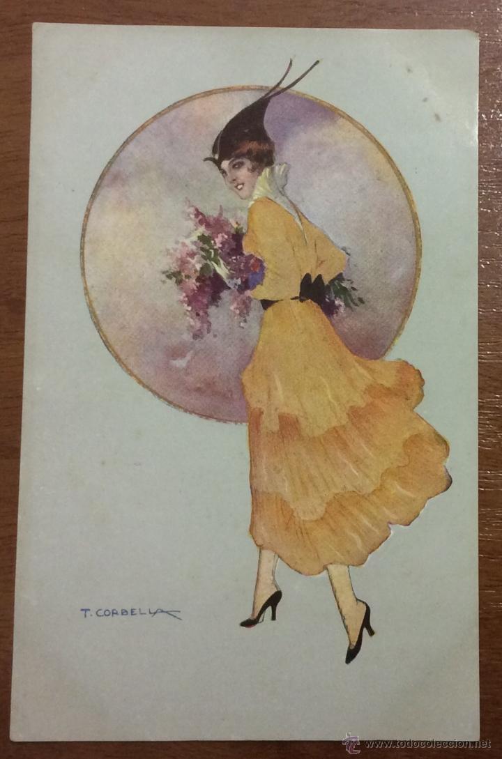 Postais: POSTAL ILUSTRADA POR T. CORBELLA. MUJER.