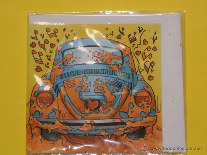 Postais: POSTAL EN RELIEVE PVC CON MENSAJE , MODELOS COLECCIONABLES . ITALY A&Ntilde;O 1990 . EN CELOFAN SIN ABRIR