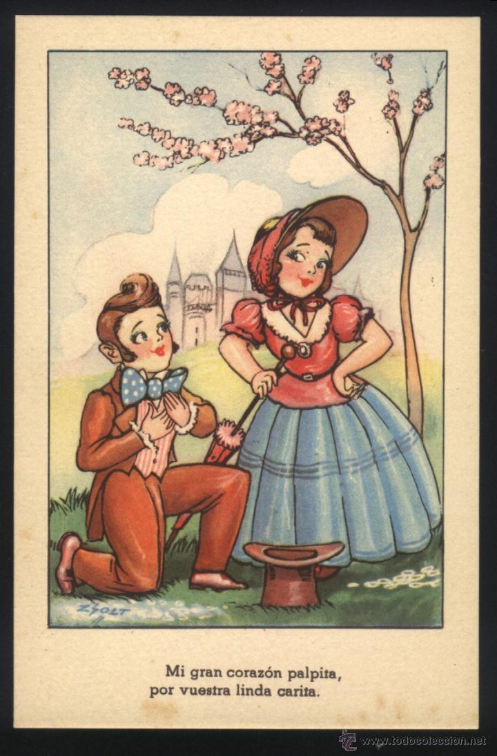 Postais: A-2562- ANTIGUA POSTAL CON DIBUJO DE ZSOLT.
