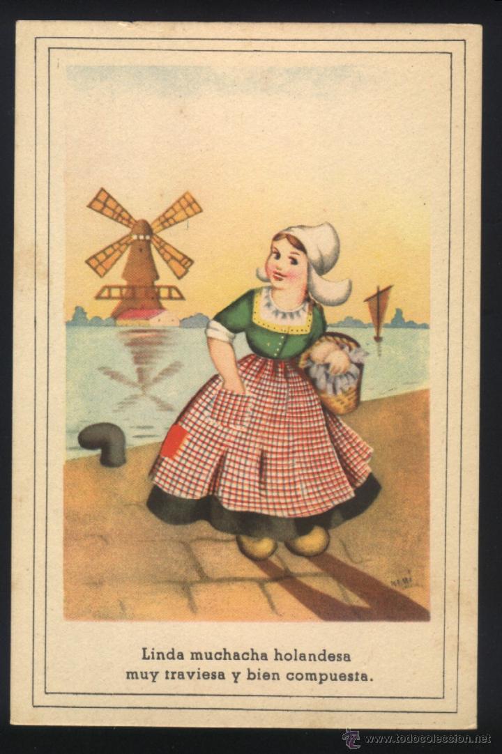 Postcards: A-2703- ANTIGUA POSTAL CON DIBUJO DE NAMI.