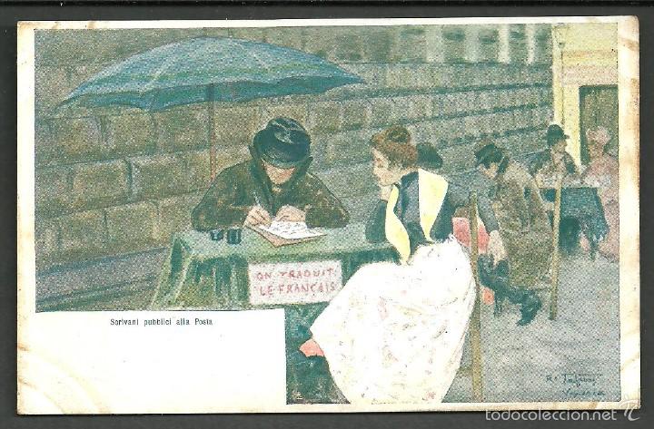 Postais: ILUSTRADOR TAFURI RAFFAELE ED VENEZIA E. BONETTI  MILANO FIECCHI MICHIEL SCRIVANI PUBBLICI ALLA POS