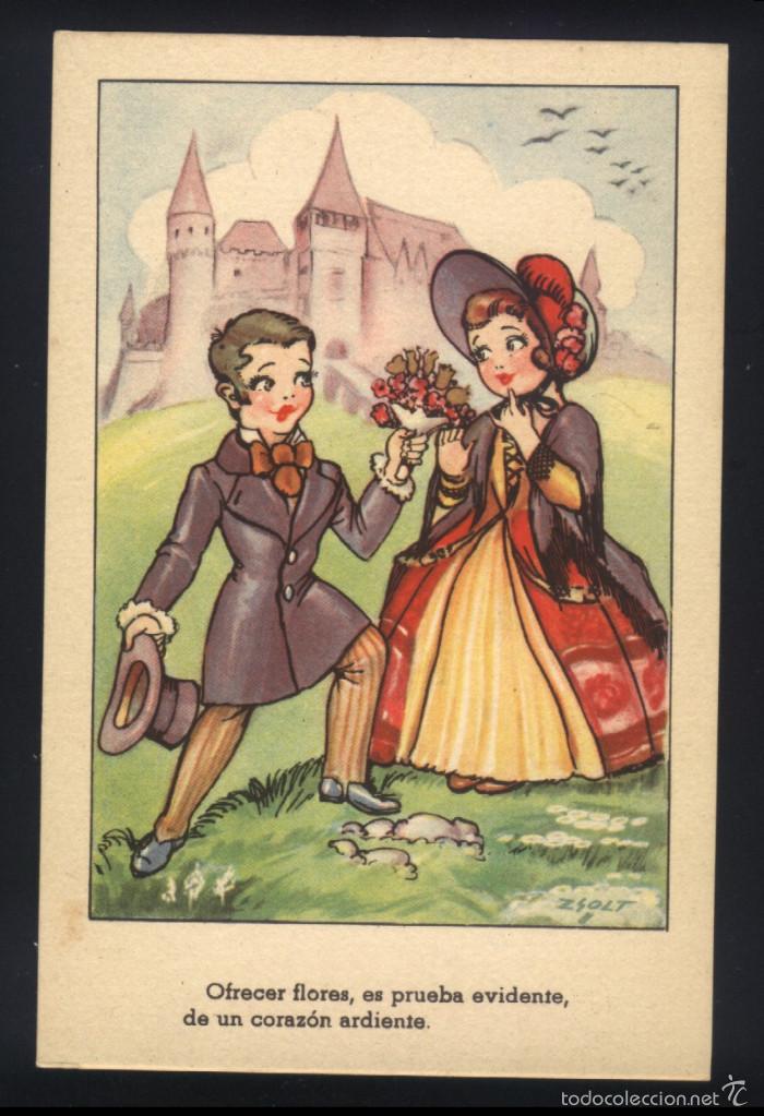 Postais: A-3038- ANTIGUA POSTAL CON DIBUJO DE ZSOLT.