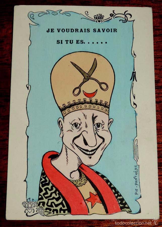 Postais: POSTAL ILUSTRADA  POR PIE-PANTHERE, JE VOUDRAIS SAVOIR  SI TU ES, ED. P.L. PARIS, NO CIRCULADA.