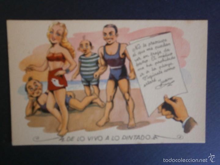 Postkarten: postal - de lo vivo a lo pintado - ediciones de arte - E.D. artigas barna  serie 148 juani