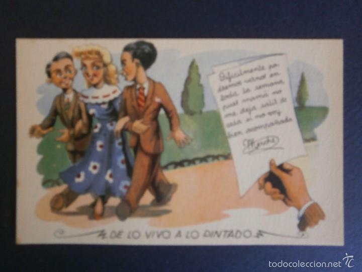 Postais: postal - de lo vivo a lo pintado - ediciones de arte - E.D. artigas barna  serie 148 merche