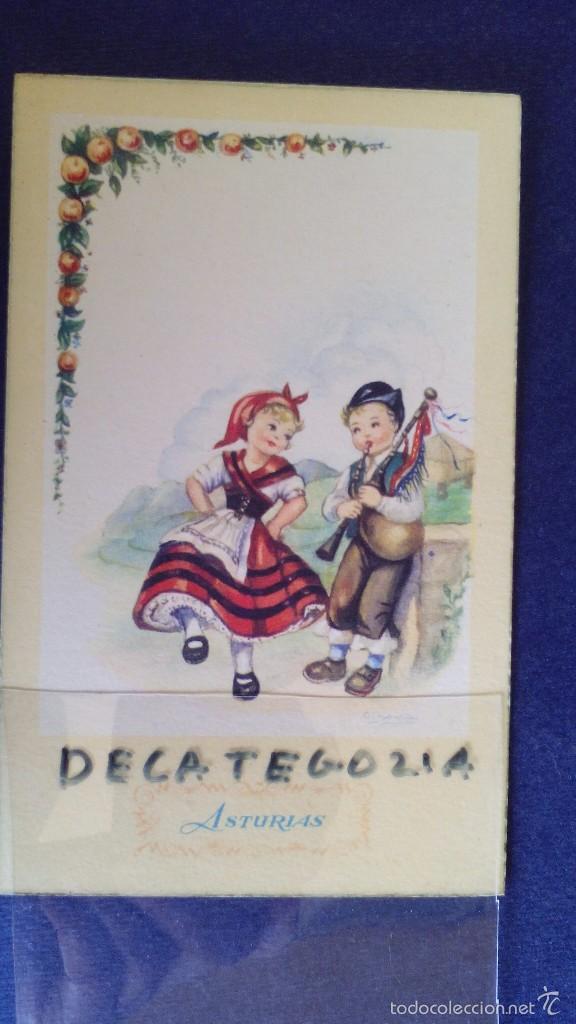 Cartes Postales: POSTAL EDITORIAL ARTIGAS/LAIETANA.-SERIE 5029 ASTURIAS.- ILUSTRADOR GIRONA