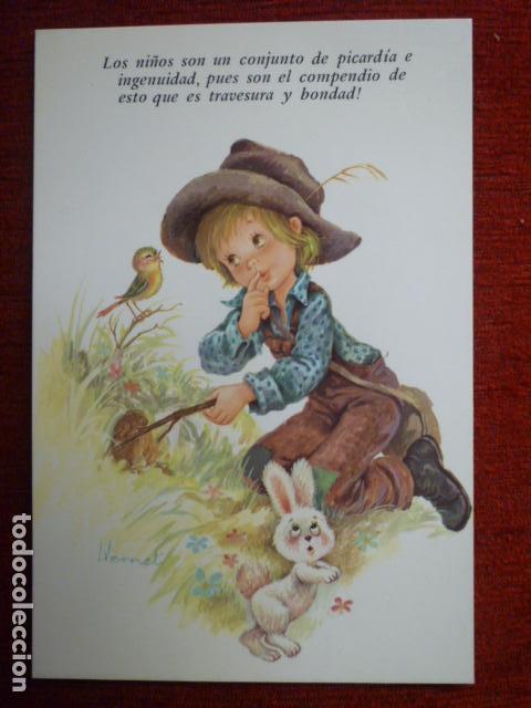 Postkarten: POSTAL INFANTIL. ED. CYZ 7894/A. SIN ESCRIBIR. ILUSTRADA I. VERNET.