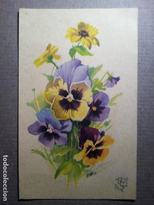 Postales: POSTAL DE EDICIONES TRIO SERIE 61 1948 FLORES
