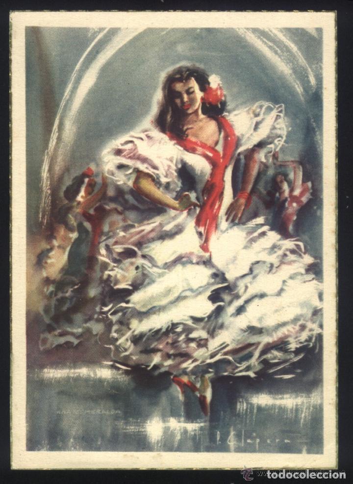 Postais: A-3936- BAILE ESPA&Ntilde;OL. ALEGRIAS. DIBUJO DE P. CLAPERA.