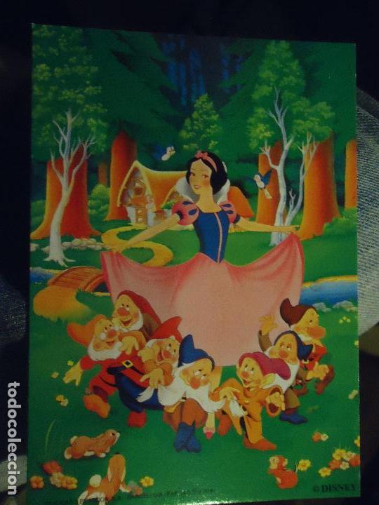 Postales: postal original walt disney&acute;s - blancanieves y los siete 7 enanitos blanca nieves ediciones beascoa