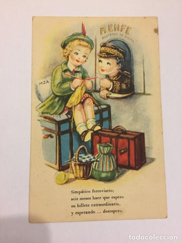 Postais: POSTAL DE NI&Ntilde;OS, RENFE, EDITORIAL ARTIGAS (ESCRITA)