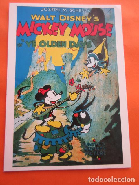 Cartes Postales: POSTAL - DISNEY MICKEY MOUSE EN YE OLDEN DAYS - EURO DISNEY - NO CIRCULADA