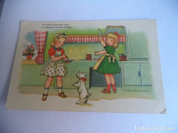 Postales: Bonita postal ni&ntilde;os - Foto 1