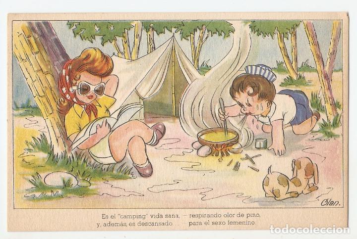 Cartes Postales: POSTAL - EDICIONES DEL ARTE - EDITORIAL ARTIGAS - DELICIAS DEL VERANEO - A - SERIE 131 - OLAN