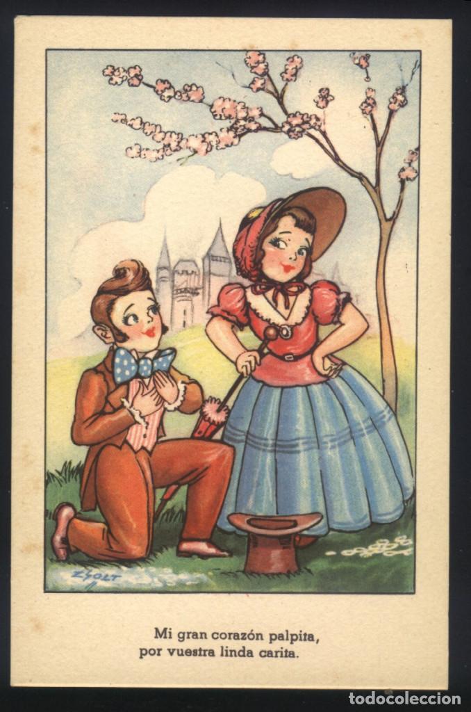 Cartoline: A-4435- ANTIGUA POSTAL CON DIBUJO DE ZSOLT.
