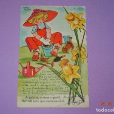 Postales: ANTIGUA COLECCIÓN DE POSTALES MARIA CLARET - SERIE G FLORES Nº 1 DE MARI PEPA - AÑO 1950. Lote 85746464