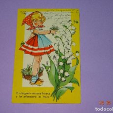 Postales: ANTIGUA COLECCIÓN DE POSTALES MARIA CLARET - SERIE G FLORES Nº 7 DE MARI PEPA - AÑO 1950S.. Lote 85747148