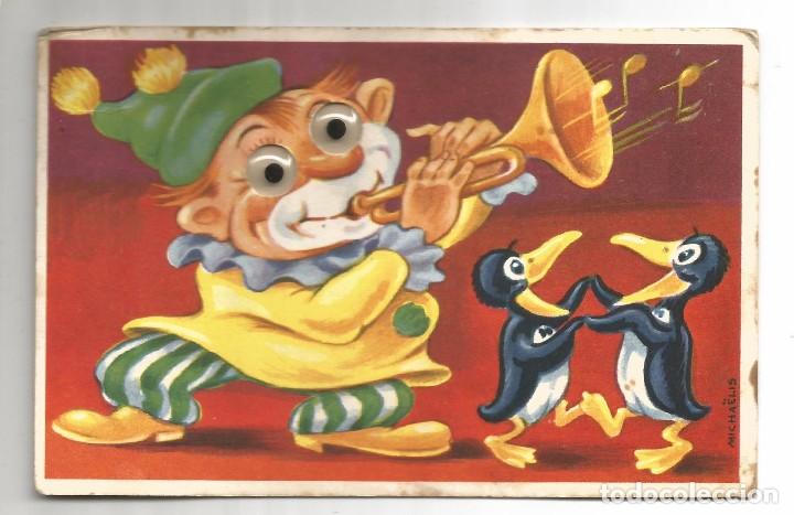 Postcards: POSTAL EDICIONES RUDOLF OLSEN - KUNSTFORLAG  .- OJOS MOVILES !! .- ILUSTRA MICHA&Euml;LIS