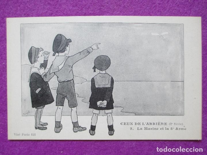 Cartoline: POSTAL, CEUX DE L&acute;ARRIERE, LA MARINE ET LA 5&ordm; ARME, NI&Ntilde;OS, P32