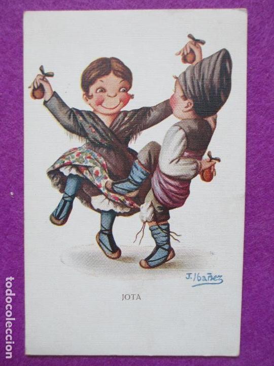 Cartes Postales: POSTAL, NI&Ntilde;OS BAILANDO JOTA, P91