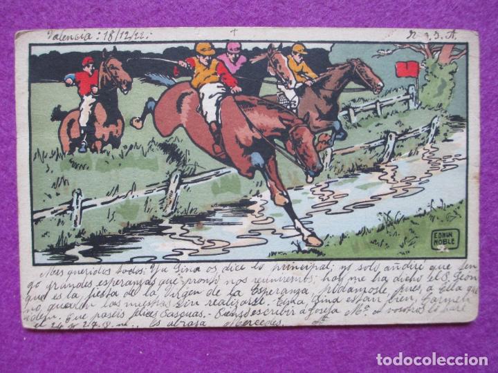 Cartoline: POSTAL, HIPICA, CABALLOS, P95