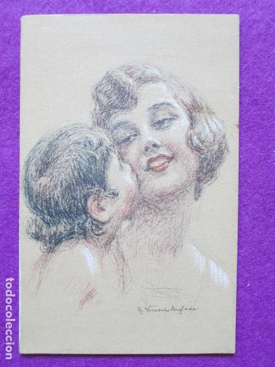 Cartoline: POSTAL, NI&Ntilde;O, MUJER, P117