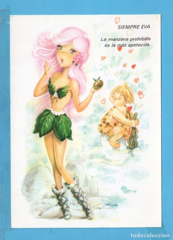Postkarten: Postal de Dibujos  de Aida Siempre Eva Editada en Perla sin Circular