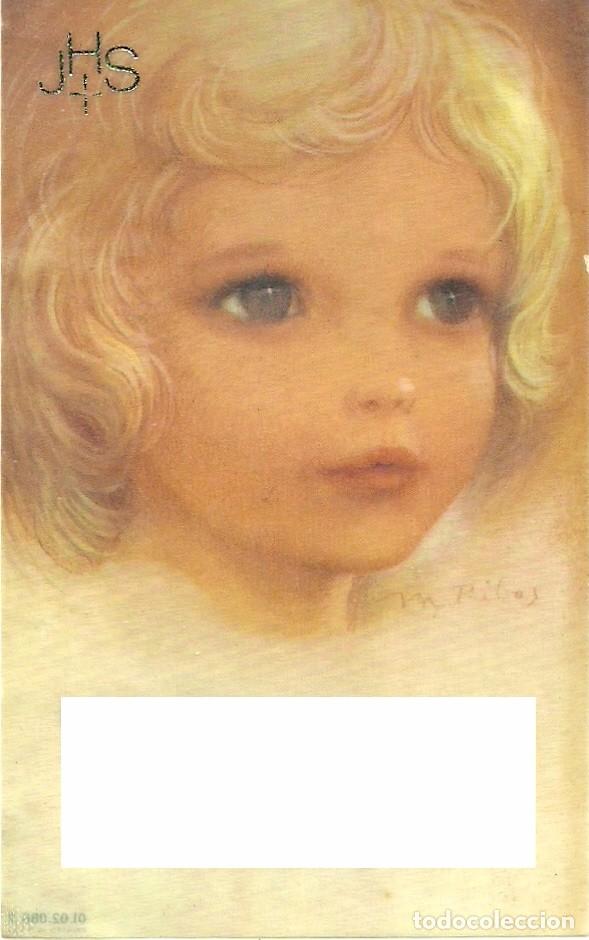 Postcards: P132 - MARTA RIBAS - PRECIOSO RECORDATORIO PAPEL VEGETAL - 1981