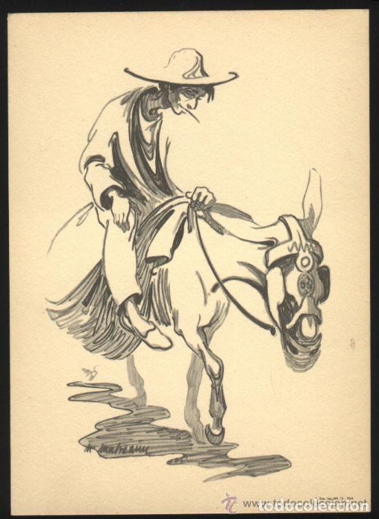 Postais: A-6948- CARTULINA CON DIBUJO IMPRESO EN 1964. FORMATO POSTAL.