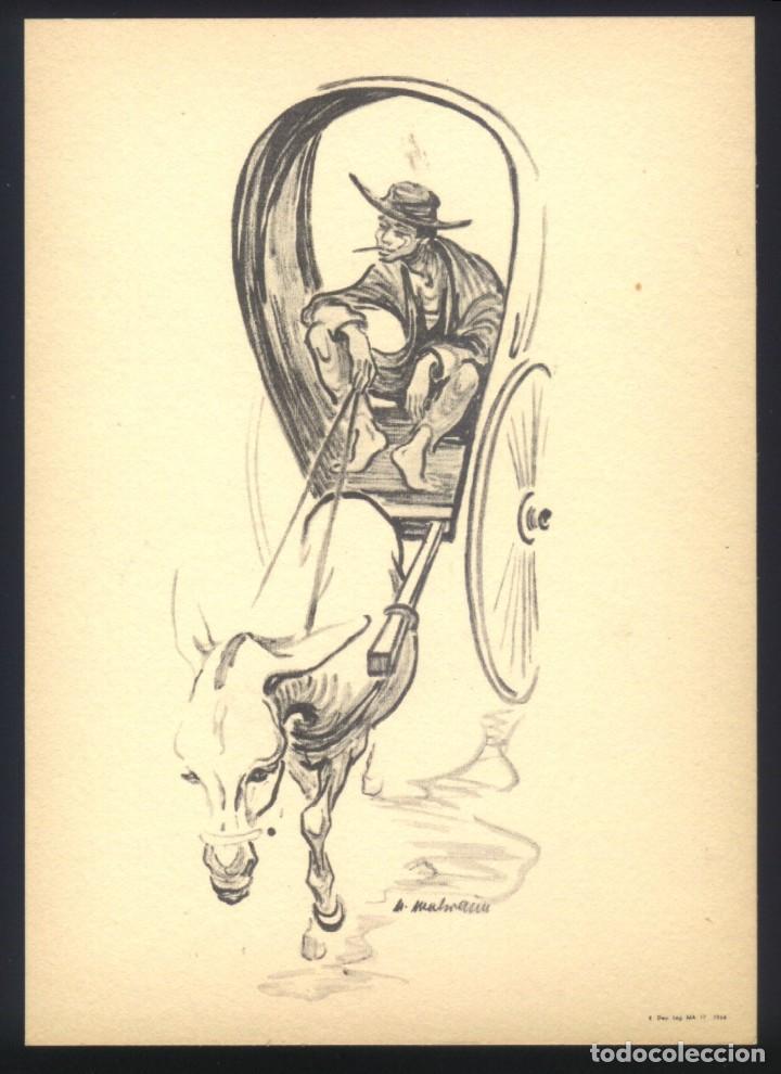 Postais: A-6950- CARTULINA CON DIBUJO IMPRESO EN 1964. FORMATO POSTAL.