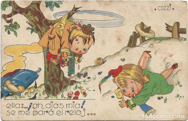 Cartoline: POSTAL PUBLICACIONES CINEMA .- VDA. DE BLASI .- ILUSTRADOR COZZI